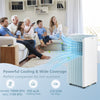 7100 BTU Portable Air Conditioner Cools 350 Sq.Ft. 3-in-1 AC Unit with Dehumidifier, Sleep Mode, Remote Control & Window Kit (10000 BTU Ashrae)