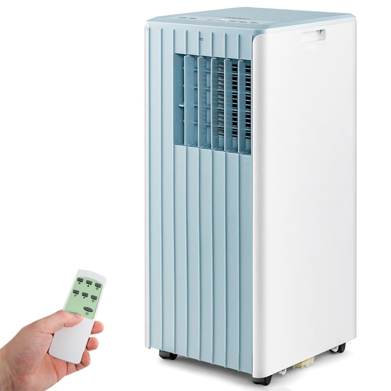 7100 BTU Portable Air Conditioner Cools 350 Sq.Ft. 3-in-1 AC Unit with Dehumidifier, Sleep Mode, Remote Control & Window Kit (10000 BTU Ashrae)