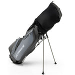 10 Pieces Men's Complete Golf Club Set Right Hand Golf Club Package Set with 460cc Alloy #1 Driver & Portable Stand Bag