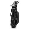 10 Pieces Men's Complete Golf Club Set Right Hand Golf Club Package Set with 460cc Alloy #1 Driver & Portable Stand Bag