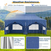 10 x 20 FT Pop Up Canopy Easy Setup Instant Canopy Tent Portable Outdoor Wedding Party Canopy Tent with 6 Sidewalls & Carry Bag