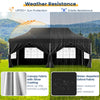 10 x 20 FT Pop Up Canopy Easy Setup Instant Canopy Tent Portable Outdoor Wedding Party Canopy Tent with 6 Sidewalls & Carry Bag