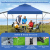 10 x 17.6 FT Pop-up Canopy Tent 2 Tier Outdoor Canopy Easy Setup Instant Tent with Adjustable Dual Awnings & Wheeled Bag