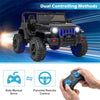 Kids Ride on Car Truck 2-Seater 12V Battery Powered Electric Car with Remote Control & LED Lights