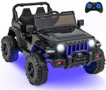 Kids Ride on Car Truck 2-Seater 12V Battery Powered Electric Car with Remote Control & LED Lights