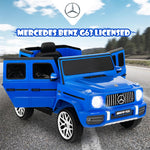 Kids Ride On Car 12V Licensed Mercedes-Benz G63 Electric Vehicle with Remote Control, Double Open Doors, Battery Powered Riding Toy