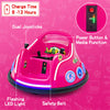 12V Electric Kids Ride on Bumper Car 360° Spin Dual Joysticks with Remote Control, Flashing LED Light & Music