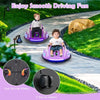 12V Electric Kids Ride on Bumper Car 360° Spin Dual Joysticks with Remote Control, Flashing LED Light & Music