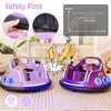 12V Electric Kids Ride on Bumper Car 360° Spin Dual Joysticks with Remote Control, Flashing LED Light & Music