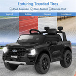 12V Kids Ride on Car Licensed Ford Ranger Electric Vehicle with Remote Control, Storage Basket, Lights & Music