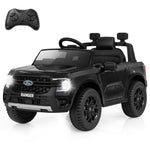 12V Kids Ride on Car Licensed Ford Ranger Electric Vehicle with Remote Control, Storage Basket, Lights & Music