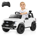 12V Kids Ride on Car Licensed Ford Ranger Electric Vehicle with Remote Control, Storage Basket, Lights & Music