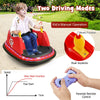 Toddler Bumper Car 12V Kids Electric Ride On Bumper Car 360° Spin Race Toy Vehicle with Remote Control, Flashing Lights & Dual Joysticks