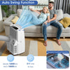 14000 BTU 4-in-1 Portable Air Conditioner with Cooling Fan Heat Dehumidifier Function & Remote Control