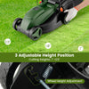 14" Electric Corded Lawn Mower 12-AMP 2-in-1 Walk-Behind Lawnmower with Grass Collection Box & 3 Adjustable Cutting Position