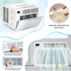 15000 BTU Quiet Window Air Conditioner Cools 450 Sq.Ft. Energy Efficient 3-in-1 Wall AC Unit with Remote Control, Cool, Dry, Fan & ECO Modes