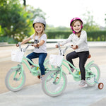 16" Kids Bike Toddler Bicycle with Training Wheels, Adjustable Seat & Removable Basket, Boys Girls Bike for 3-8 Years Old