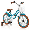 16" Kids Bike Toddler Bicycle with Training Wheels, Adjustable Seat & Removable Basket, Boys Girls Bike for 3-8 Years Old