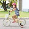 16" Kids Bike Toddler Bicycle with Training Wheels, Adjustable Seat & Removable Basket, Boys Girls Bike for 3-8 Years Old