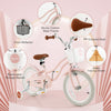 16" Kids Bike Toddler Bicycle with Training Wheels, Adjustable Seat & Removable Basket, Boys Girls Bike for 3-8 Years Old