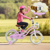 16" Kids Bike Toddler Bicycle with Training Wheels, Adjustable Seat & Removable Basket, Boys Girls Bike for 3-8 Years Old