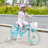 16" Kids Bike Toddler Bicycle with Training Wheels, Adjustable Seat & Removable Basket, Boys Girls Bike for 3-8 Years Old