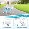 16" Kids Bike Toddler Bicycle with Training Wheels, Adjustable Seat & Removable Basket, Boys Girls Bike for 3-8 Years Old