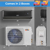 18000 BTU Wifi Enabled Mini Split Air Conditioner & Heater, 21 SEER2 208-230V Inverter Split AC Unit Energy Efficient for 1250 Sq.Ft with Heat Pump