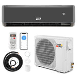 18000 BTU Wifi Enabled Mini Split Air Conditioner & Heater, 21 SEER2 208-230V Inverter Split AC Unit Energy Efficient for 1250 Sq.Ft with Heat Pump