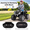 24V Kids Ride On ATV Electric ATV 4-Wheeler with Soft Start, LED Lights & Wireless Connection, Battery Powered Quad Car for 3-8 Boys & Girls