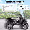 24V Kids Ride On ATV Electric ATV 4-Wheeler with Soft Start, LED Lights & Wireless Connection, Battery Powered Quad Car for 3-8 Boys & Girls