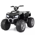 24V Kids Ride On ATV Electric ATV 4-Wheeler with Soft Start, LED Lights & Wireless Connection, Battery Powered Quad Car for 3-8 Boys & Girls