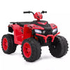 24V Kids Ride On ATV Electric ATV 4-Wheeler with Soft Start, LED Lights & Wireless Connection, Battery Powered Quad Car for 3-8 Boys & Girls