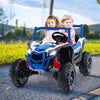 24V Kids UTV 2-Seater 4WD/2WD Switchable Electric Ride on Car with Remote Control, 4 x 100W Powerful Engine, Music, High/Low Speed