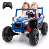 24V Kids UTV 2-Seater 4WD/2WD Switchable Electric Ride on Car with Remote Control, 4 x 100W Powerful Engine, Music, High/Low Speed