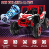 24V Kids UTV 2-Seater 4WD/2WD Switchable Electric Ride on Car with Remote Control, 4 x 100W Powerful Engine, Music, High/Low Speed