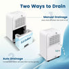 2500 Sq. Ft Dehumidifier for Home Basement, 32 Pints Portable Quiet Dehumidifier with Sleep Mode,  24H Timer & Drain Hose