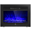 28.5" Electric Fireplace Insert Freestanding Mounted Recessed Fireplace Heater 750W/1500W with Remote Control & 3 Color Adjustable Flames