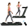 2 in 1 Folding Treadmill Superfit 2.25HP Under Desk Treadmill with LED Display, Remote Control & APP Control