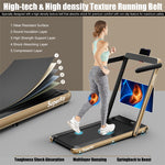 2 in 1 Folding Treadmill Superfit 2.25HP Under Desk Treadmill with LED Display, Remote Control & APP Control