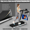 2 in 1 Folding Treadmill Superfit 2.25HP Under Desk Treadmill with LED Display, Remote Control & APP Control