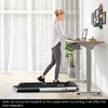 2-in-1 Under Desk Treadmill 2.5HP Superfit Folding Treadmill Walking Jogging Machine Dual Display Screen with APP Control for Home Office