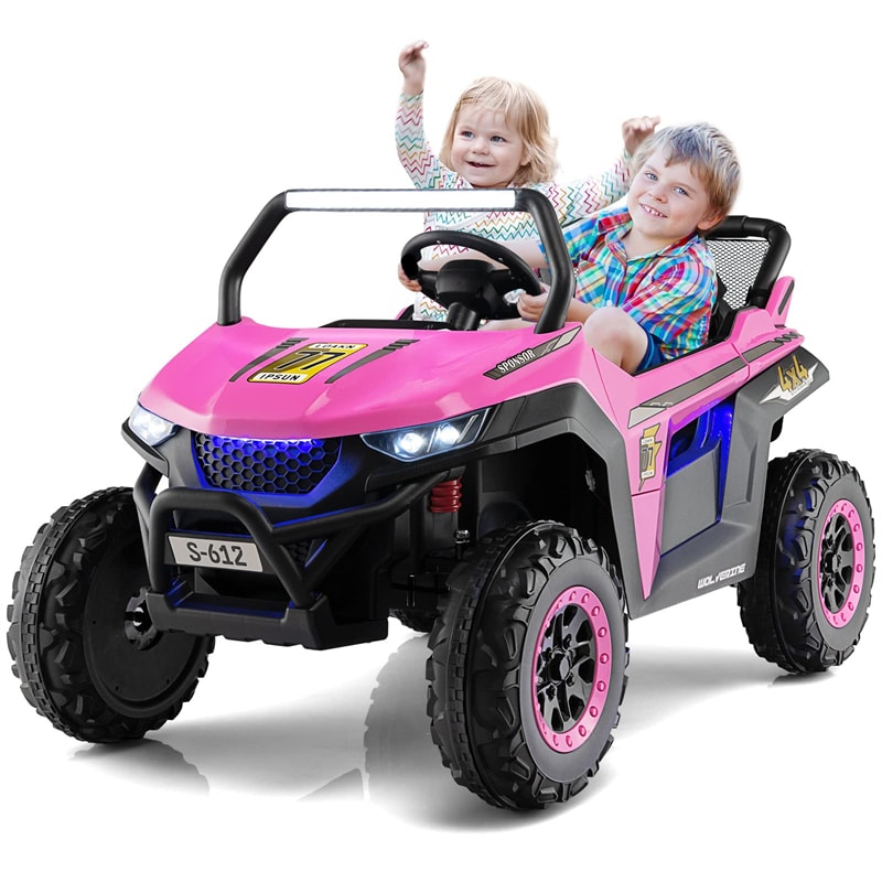 2-Seater Kids Ride On UTV 12V Electric Truck Power Wheels Car with Remote Control