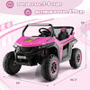 2-Seater Kids Ride On UTV 12V Electric Truck Power Wheels Car with Remote Control