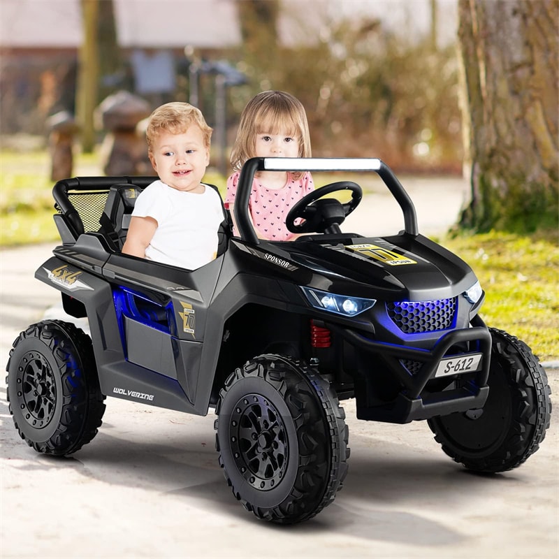 2-Seater Kids Ride On UTV 12V Electric Truck Power Wheels Car with Remote Control