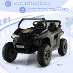 2-Seater Kids Ride On UTV 12V Electric Truck Power Wheels Car with Remote Control