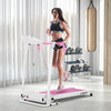 Foldable Treadmill 2 HP Freestanding Folding Treadmill Motorized Running Machine with LCD Display & 12 Preset Program