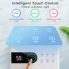 32 Pint Home Basement Dehumidifier 2,500 Sq. Ft Portable Quiet Air Dehumidifier with Sleep Mode & 3-Color Indicator Light