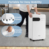 32 Pint Home Basement Dehumidifier 2,500 Sq. Ft Portable Quiet Air Dehumidifier with Sleep Mode & 3-Color Indicator Light