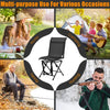 360° Swivel Hunting Blind Chair All-weather Outdoor Folding Chair with Mesh Backrest